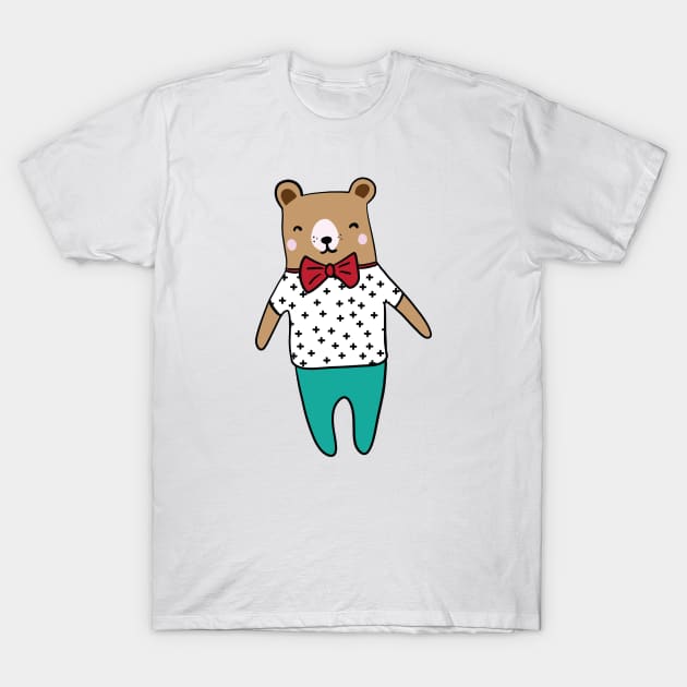 Cute little bear T-Shirt by bigmomentsdesign